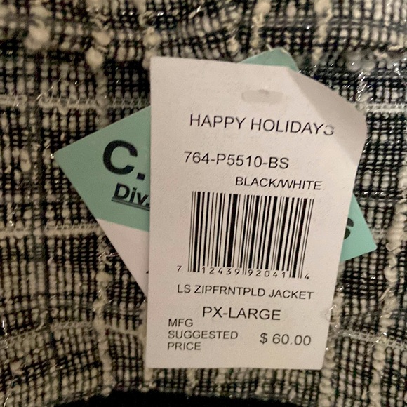 C.D. Petites Tweed Jacket - Picture 5 of 5